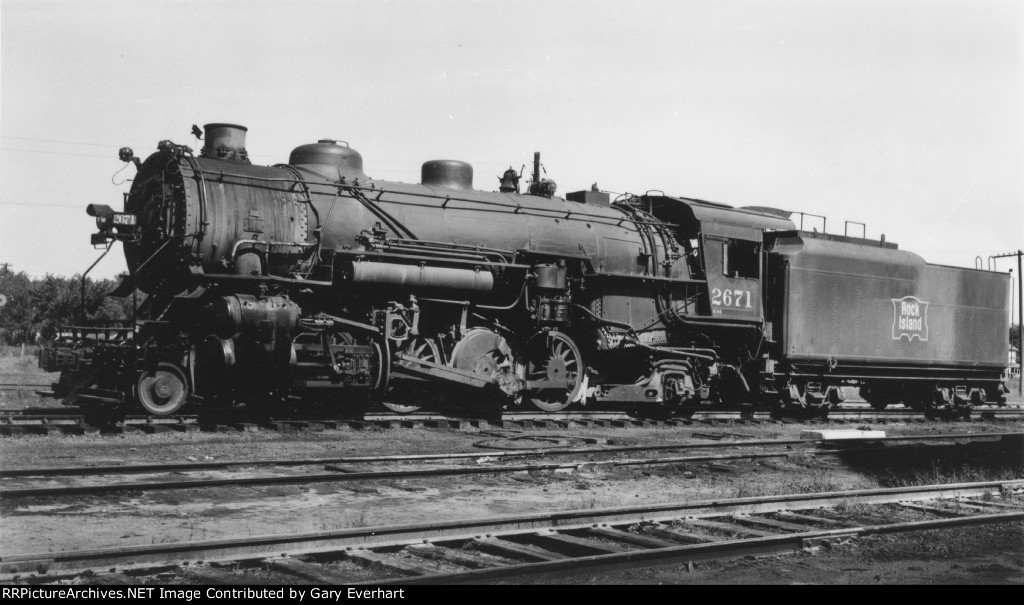 CRIP 2-8-2 #2671 - Chicago, Rock Island & Pacific 